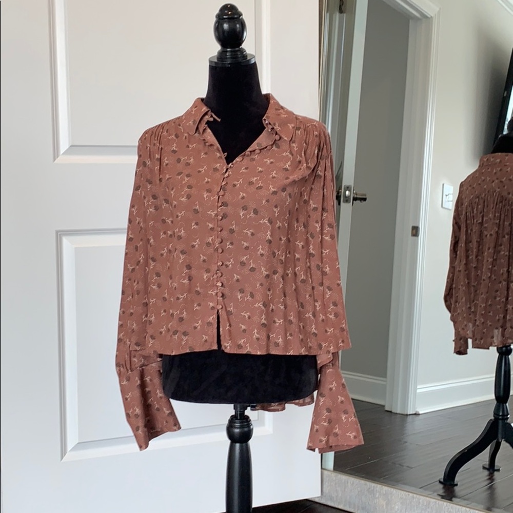 Free people button up